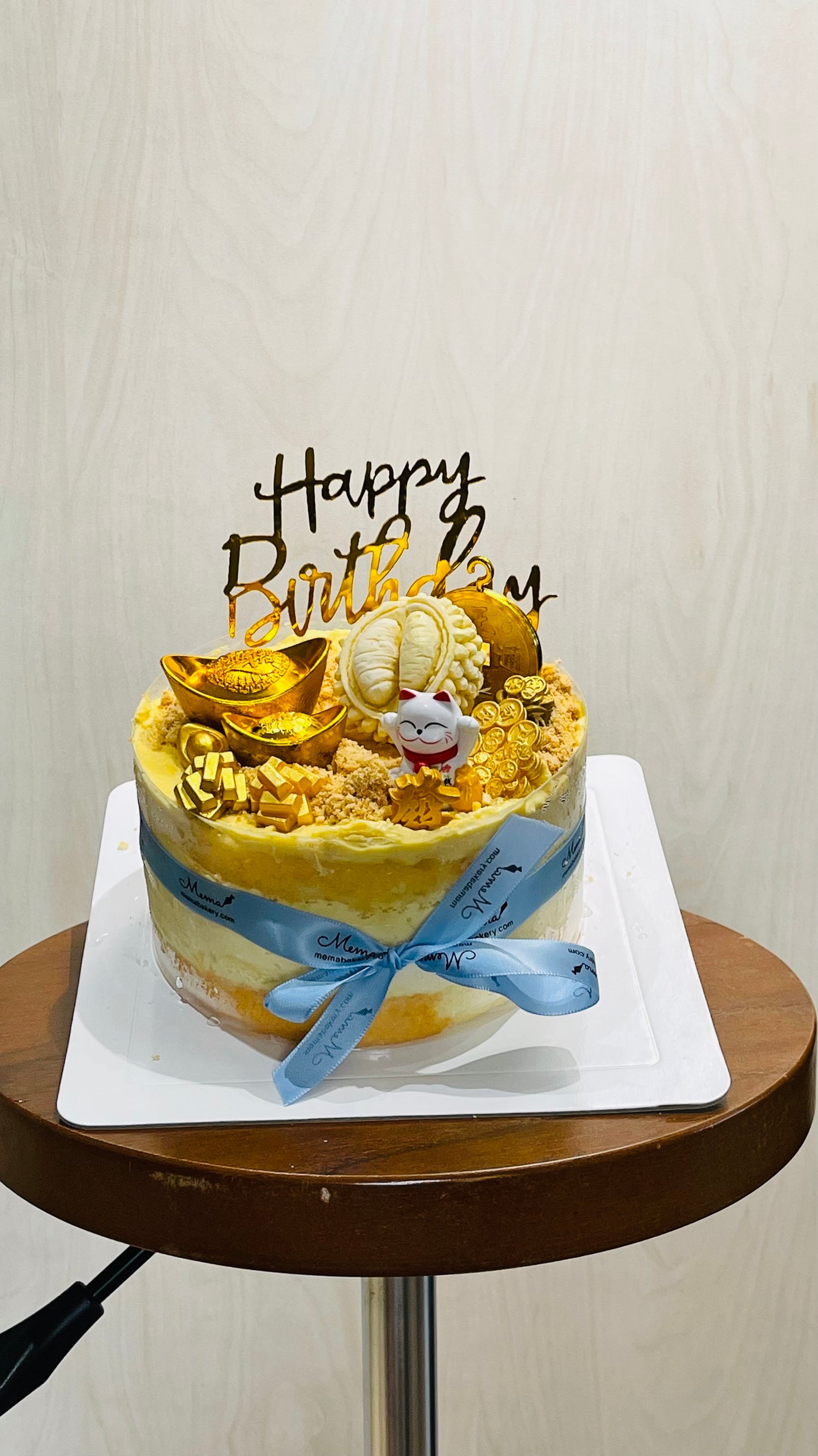 Longevity peach mousse cake Customized cakes for all occasions