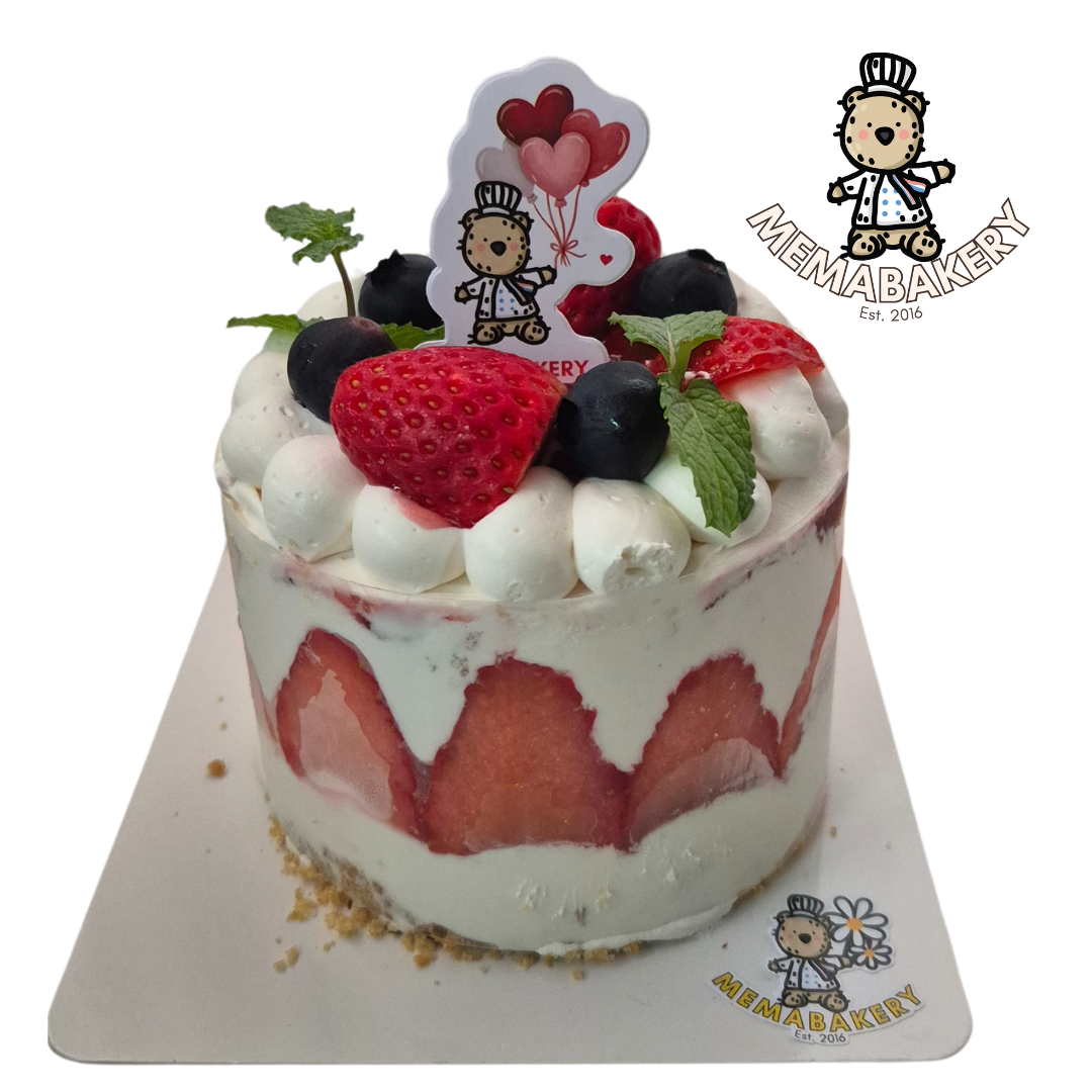 ROSE STRAWBERRY TEA CAKE