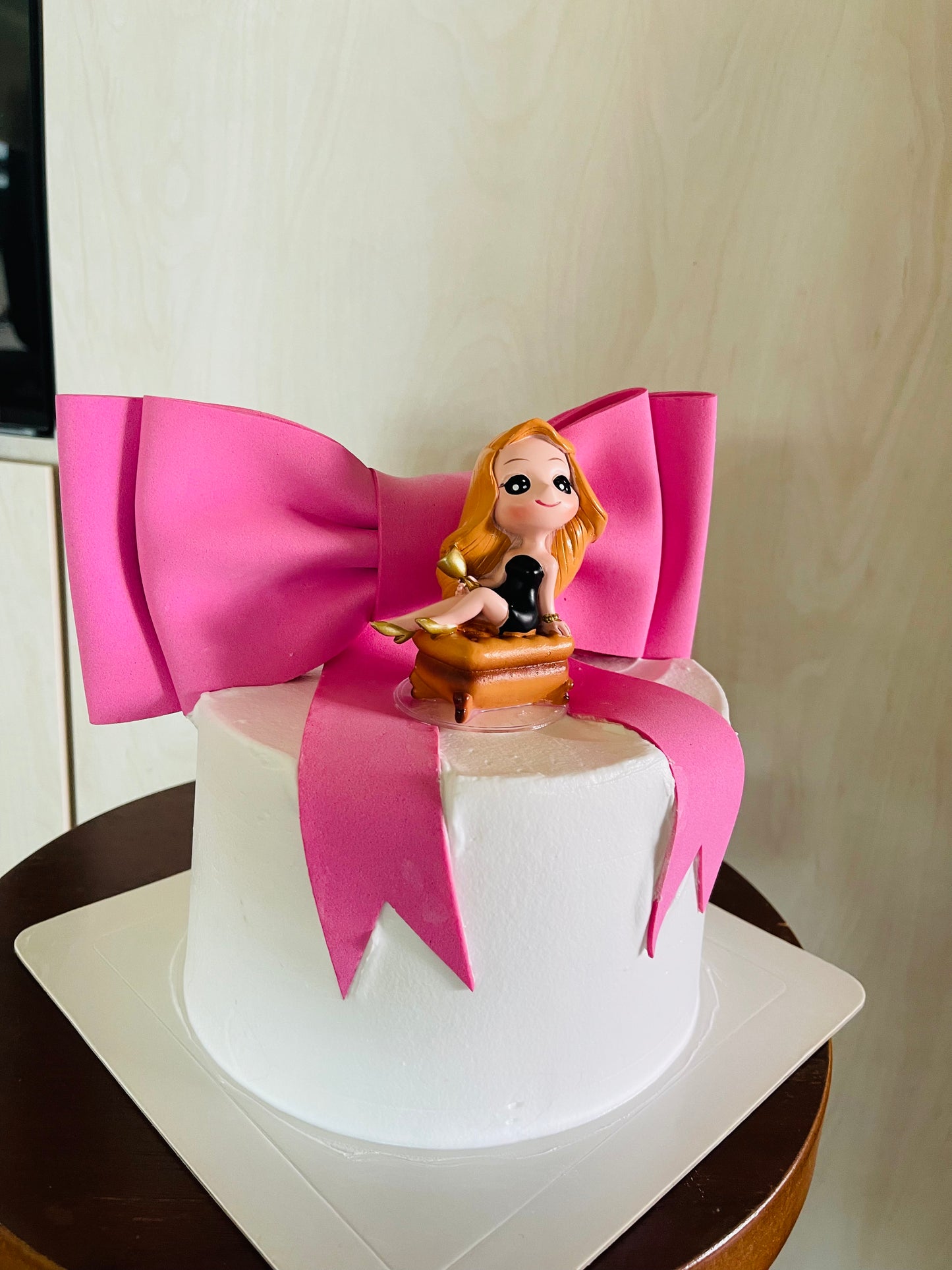 Longevity peach mousse cake Customized cakes for all occasions