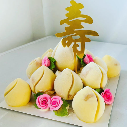 Peaches Shape Longevity Mousse Cake <MANGO>