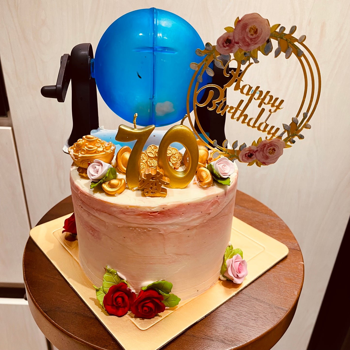 Longevity peach mousse cake Customized cakes for all occasions