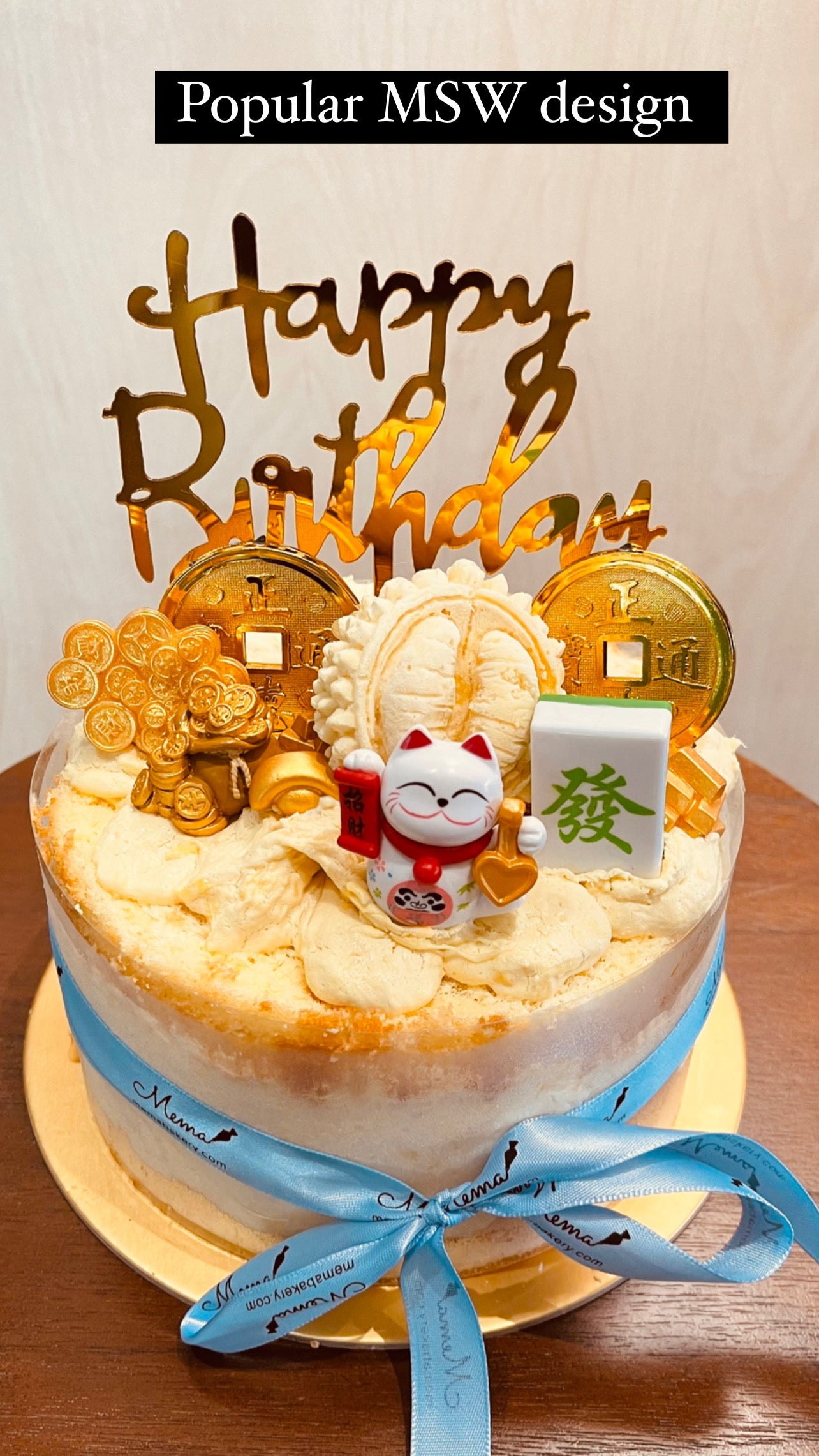 Longevity peach mousse cake Customized cakes for all occasions