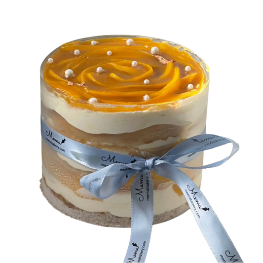 Mango Madness Mousse Streusel Cake