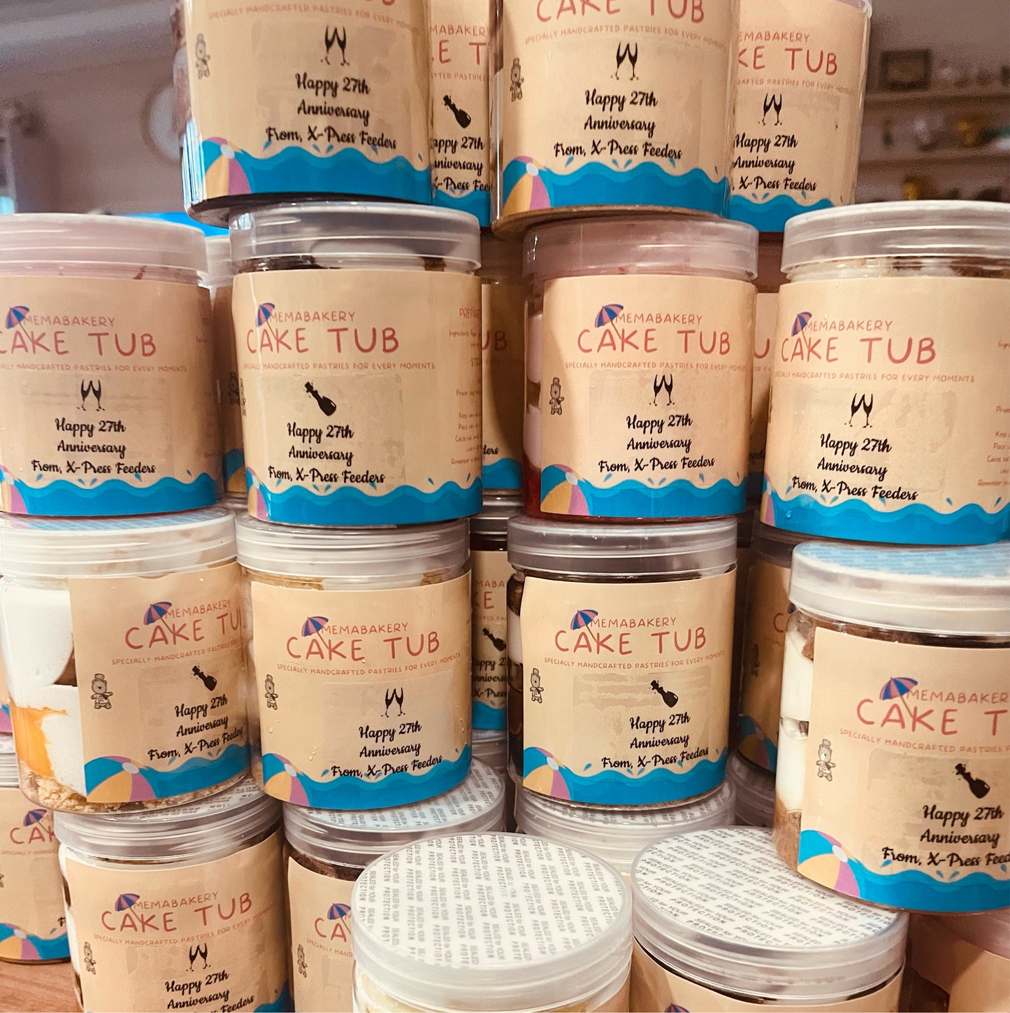 200ml cake tubs 50tubs