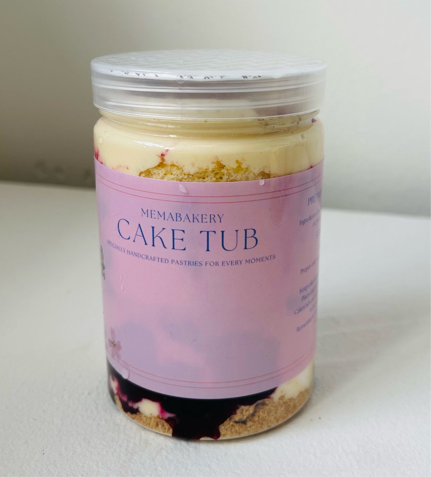 Cake tubs 280ML minimum 5 tubs