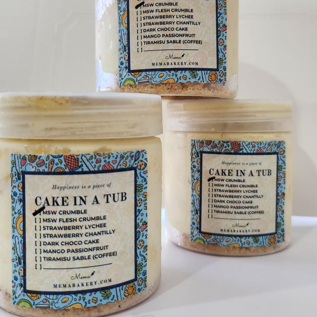 MSW CRUMBLE CAKE TUB