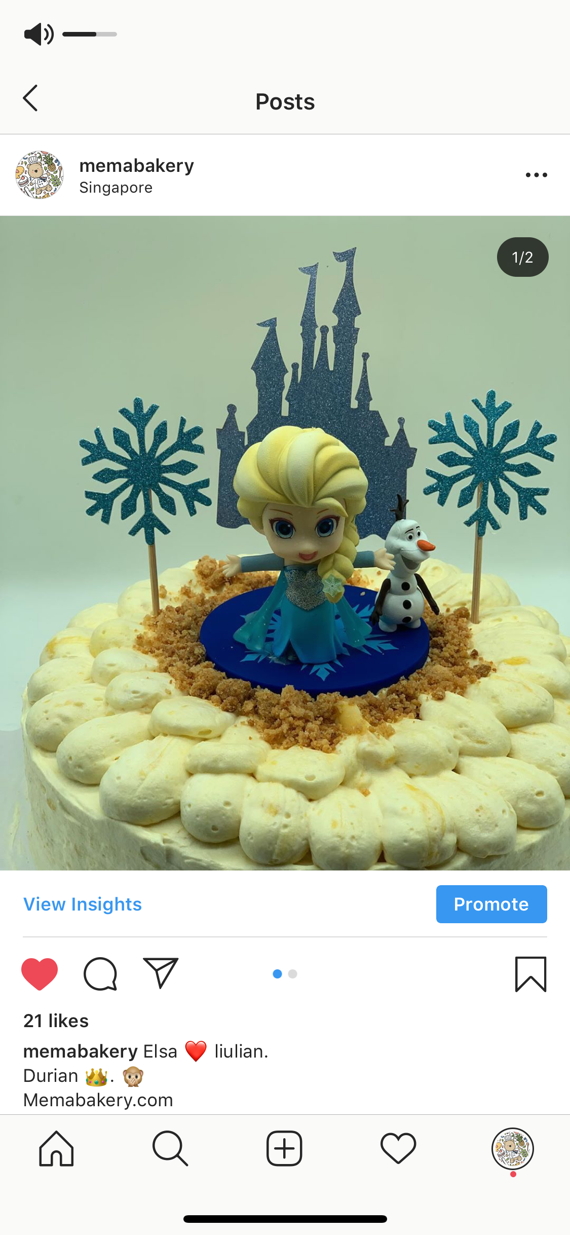 MSW Durian Fruit Mousse Cake