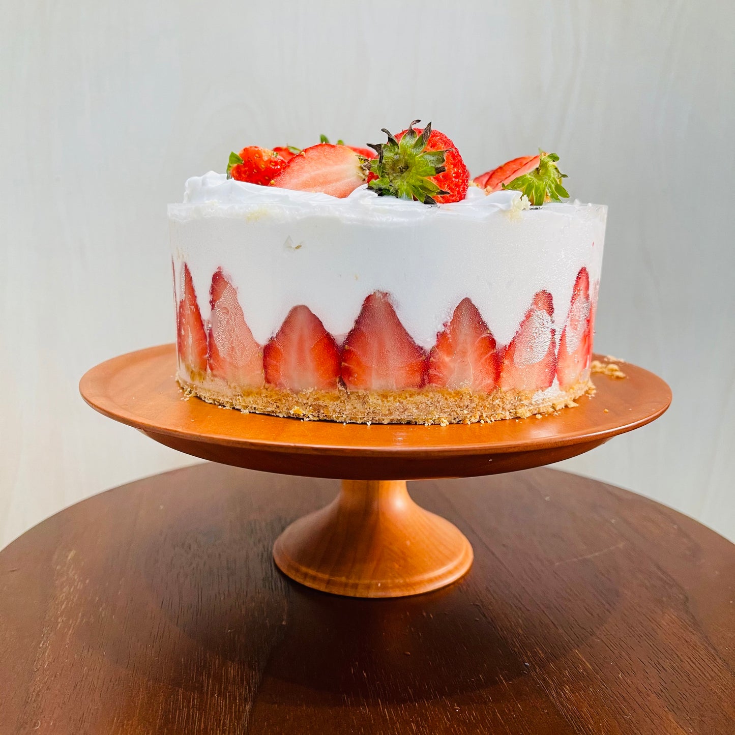 Strawberry Chantilly Cake Heart 5inch