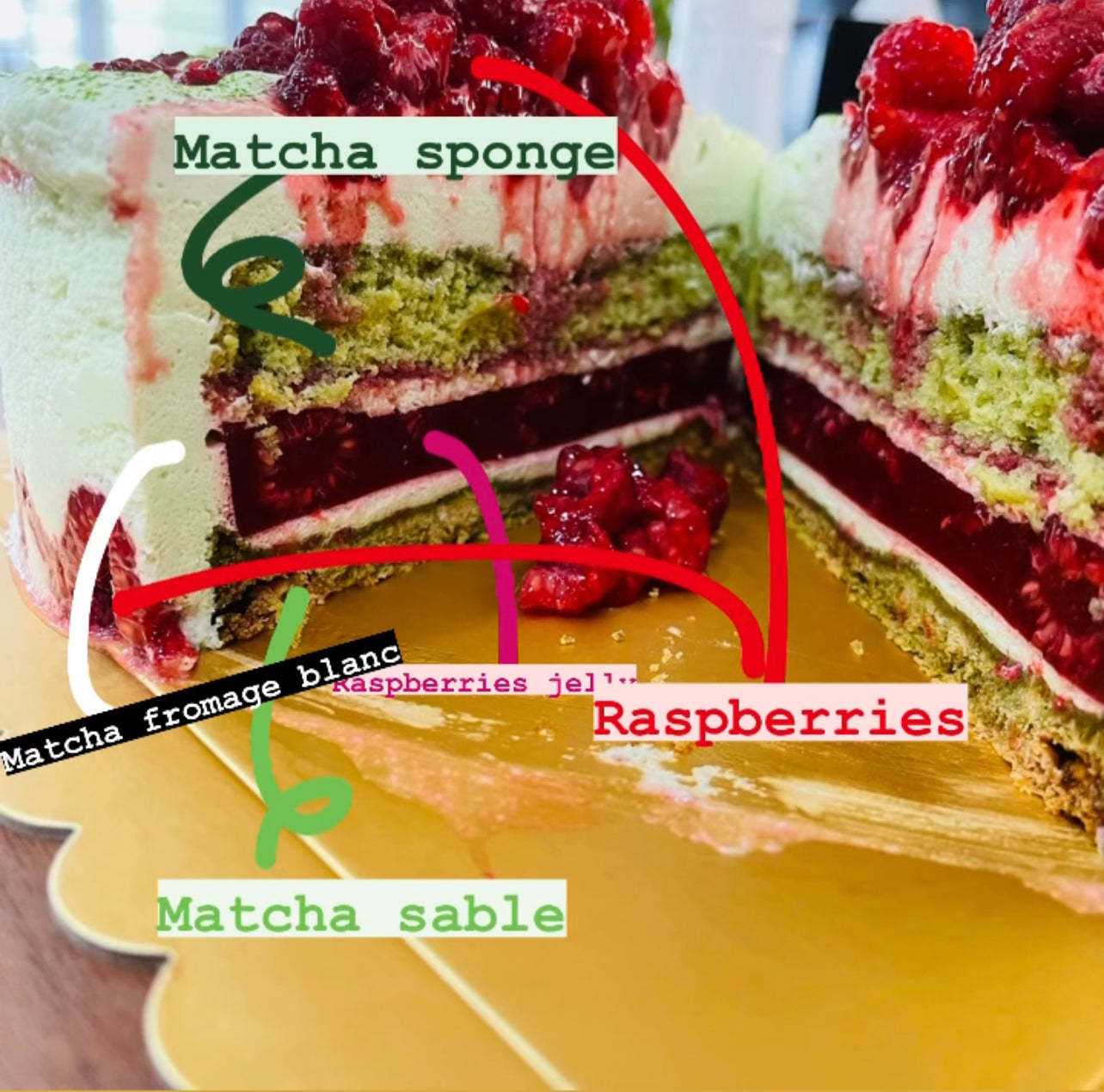 Matcha Framboise Fromage Blanc