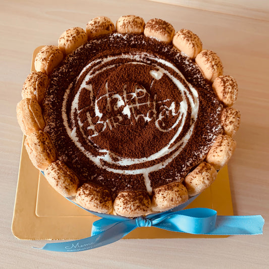 Tiramisu coffee sable cake