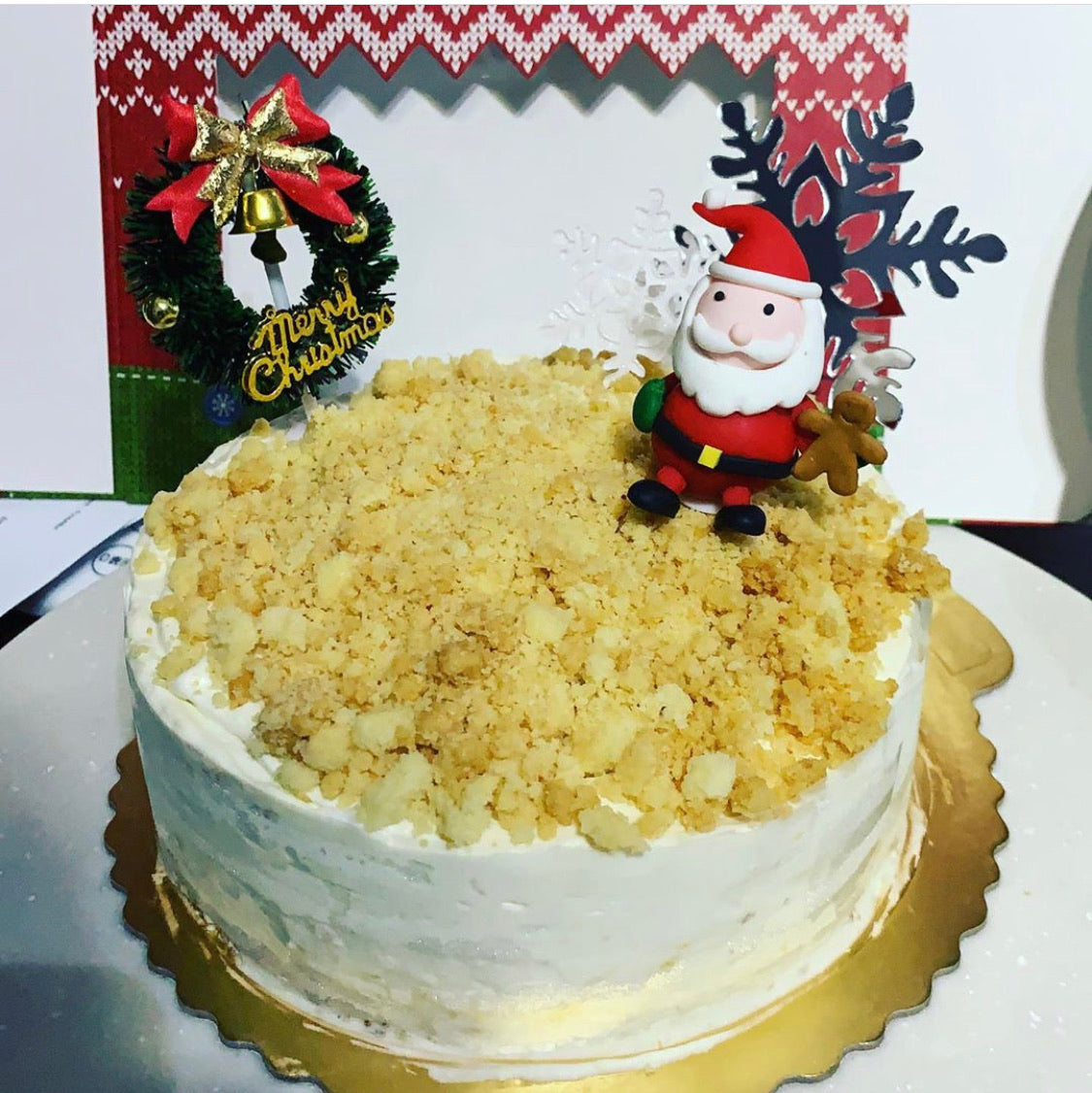 MSW Durian Crumble Mousse Cake