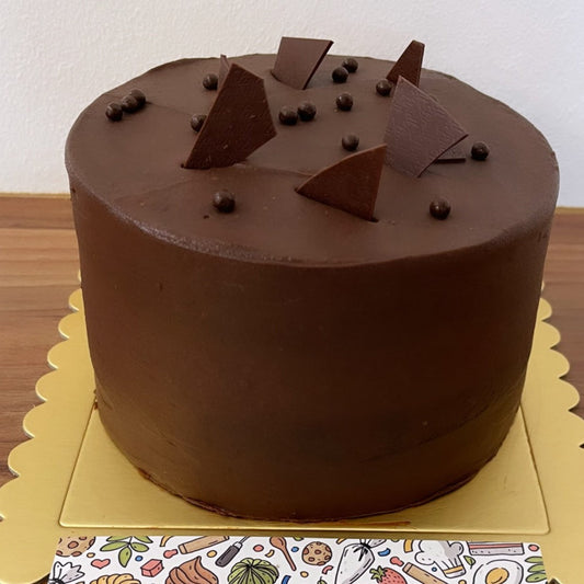 Chocolate ganache sable cake