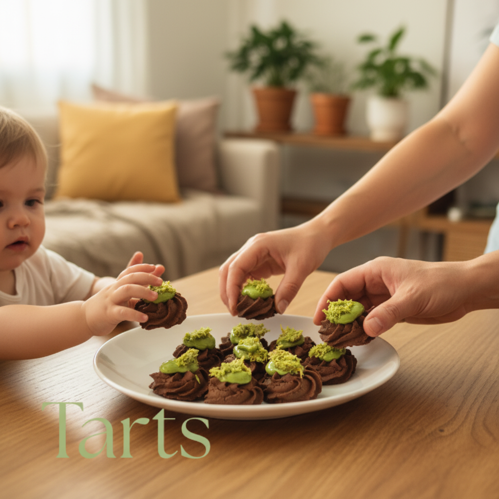 Pistachio Kanufa Chocolat Tarts (22pcs)