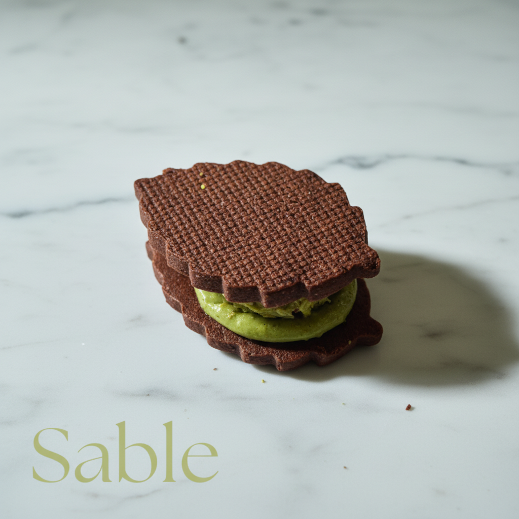 Chocolate Pistachio Kanufa SABLE (2pcs)
