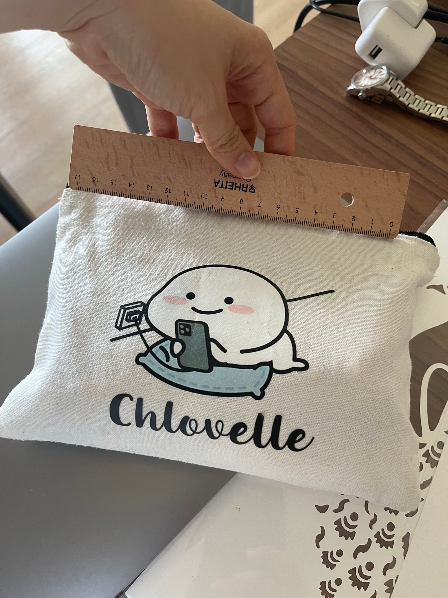 Personalized Pouch for make up or pencil case