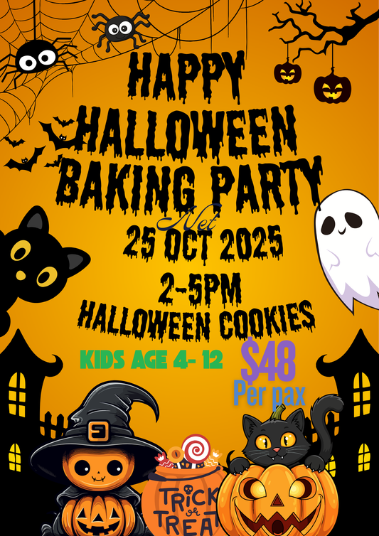 Halloween Icing cookies (workshop) (left 2 slot)