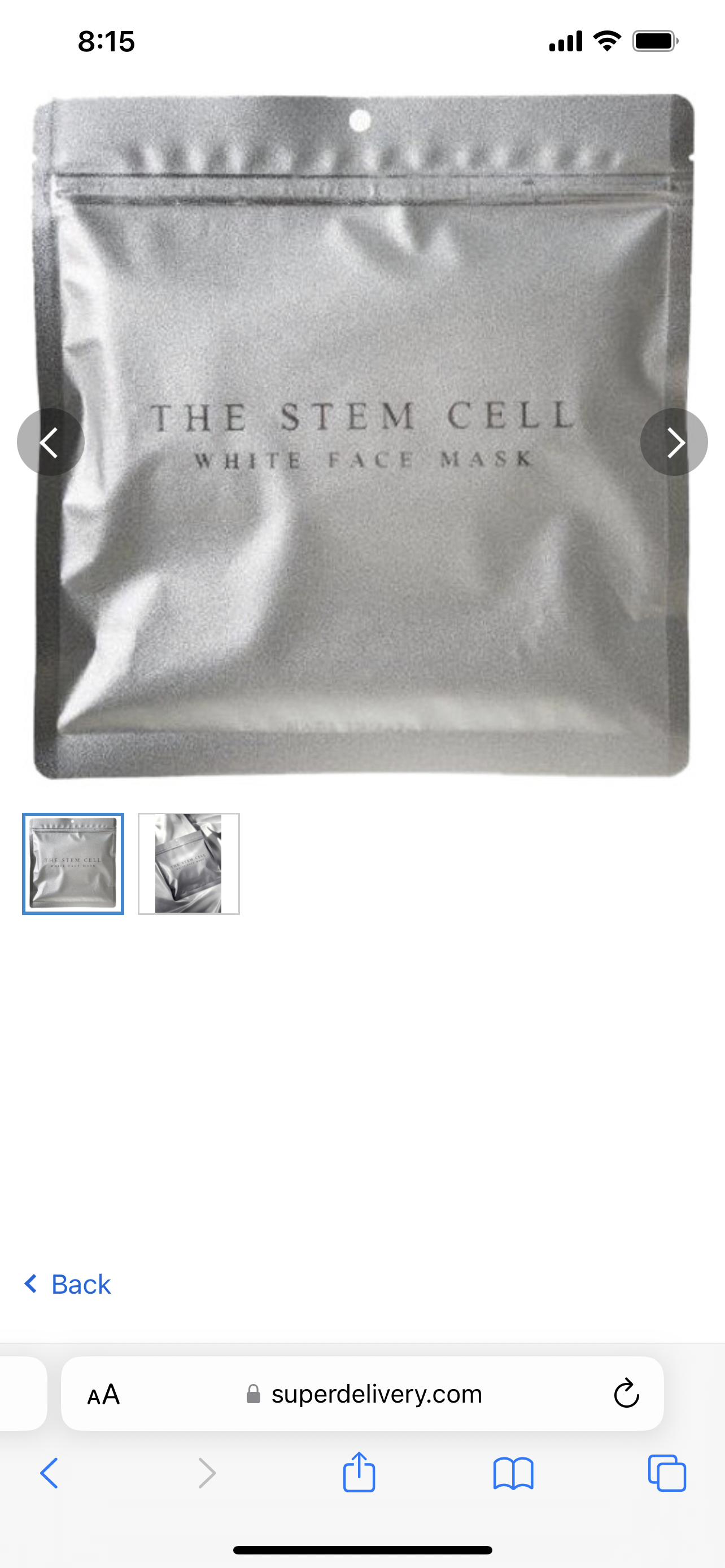Stem cell face mask (30pcs)