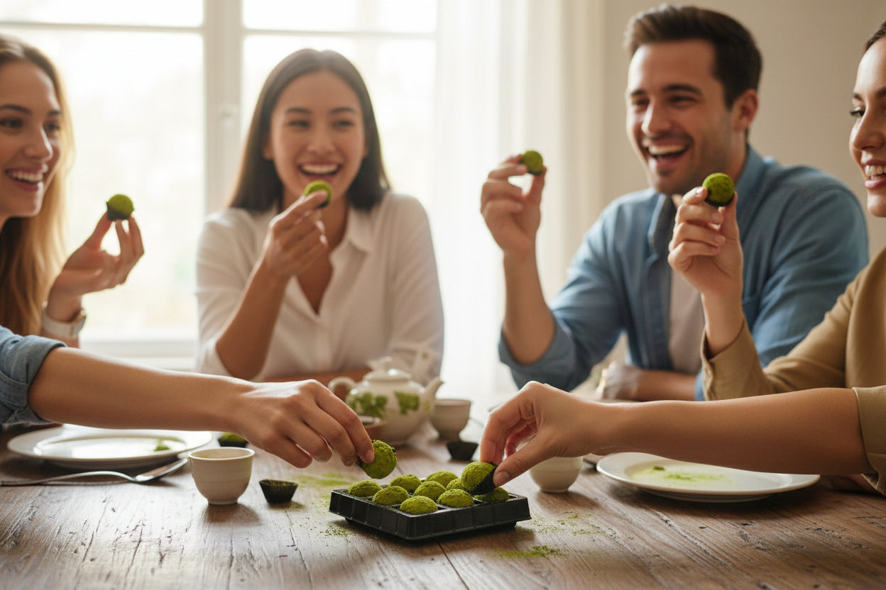 두쫀쿠 (dujjonku = Dubai chewy cookie) Matcha