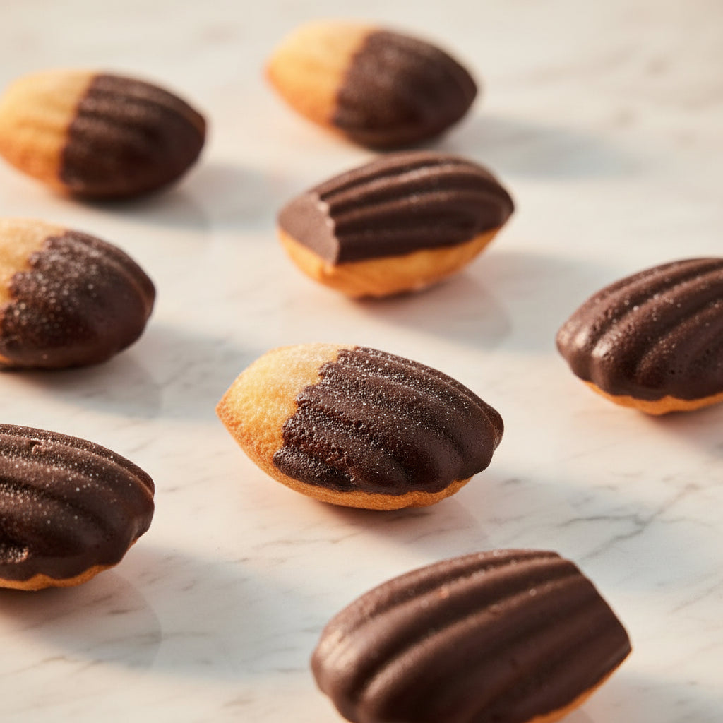 Pistachio Kanufa Chocolate Coating Madeleine (2pc)