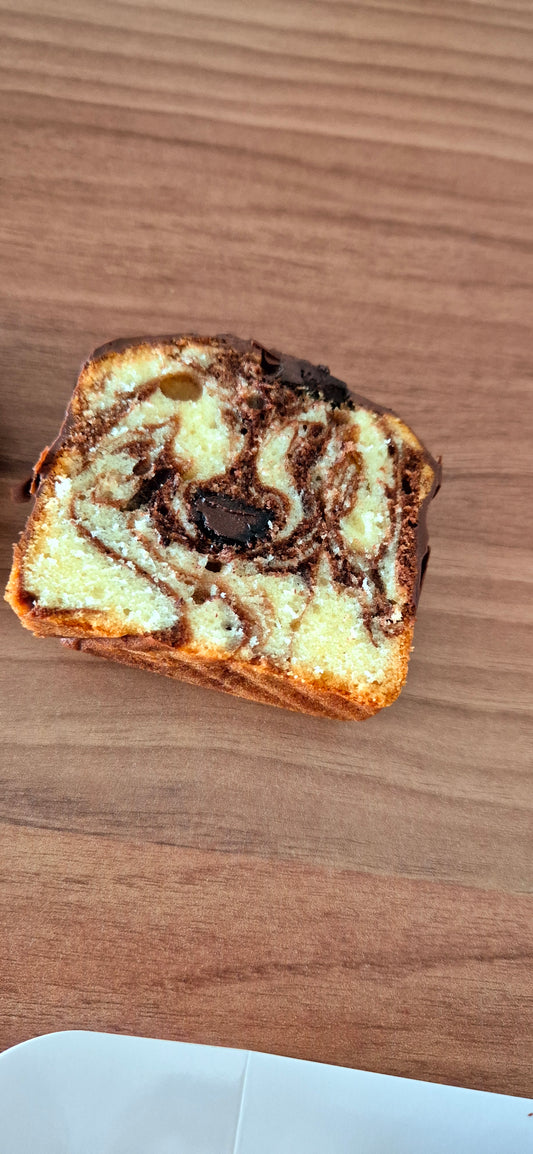 Classic Marble chocolate butter cake 40% less sugar