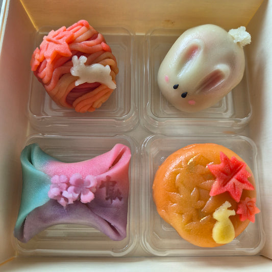 Nerikiri Wagashi Box of 4 SET A