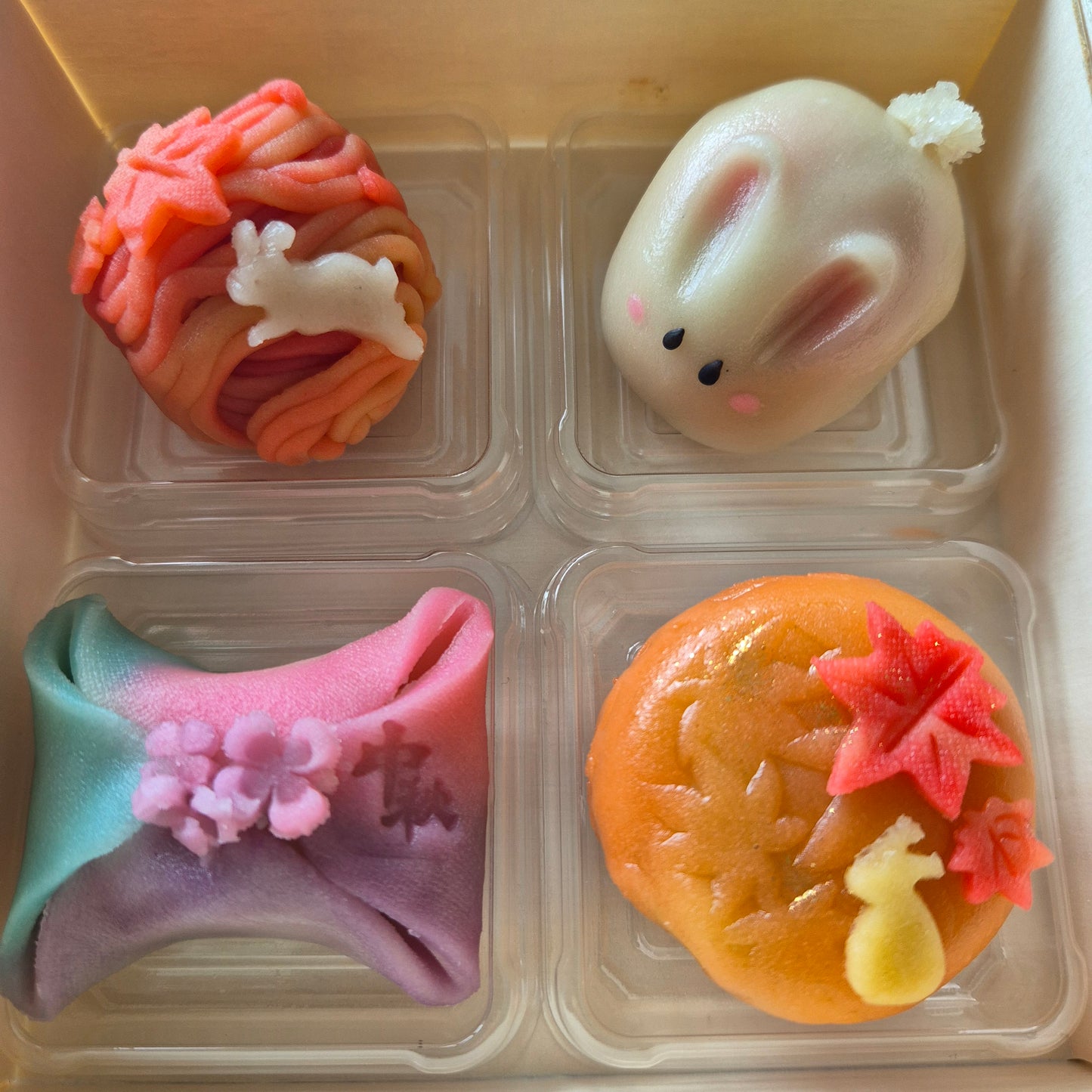 Nerikiri Wagashi Box of 4 SET A